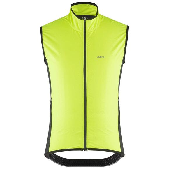 New Louis Garneau Men's XL Metal Heat Vest Yellow Cycling Lightweight Reflective - Picture 1 of 9